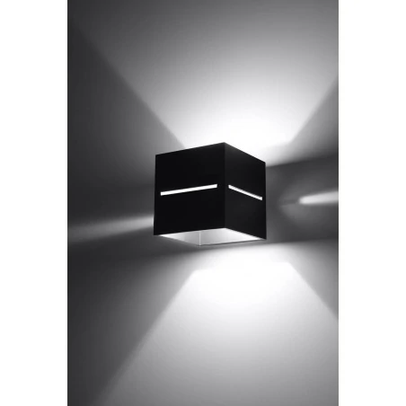 Kinkiety-do-salonu - czarny kinkiet lobo sl.0204 sollux lighting 