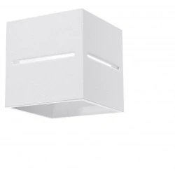 Kinkiety - biały kinkiet lobo sl.0206 sollux lighting