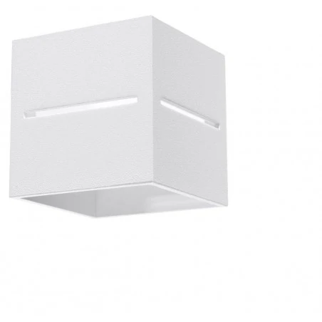 Kinkiety - biały kinkiet lobo sl.0206 sollux lighting 