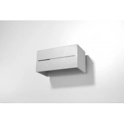 Kinkiety - szary kinkiet 2xg9 lobo maxi sl.0529 sollux lighting 