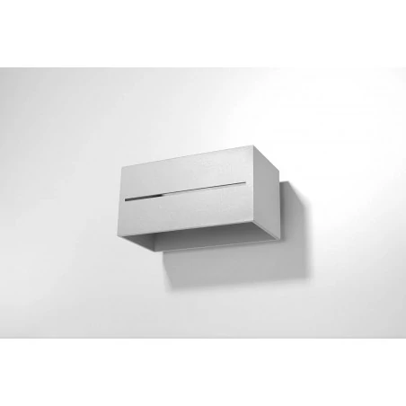 Kinkiety - szary kinkiet 2xg9 lobo maxi sl.0529 sollux lighting 