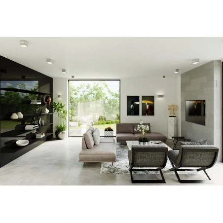 Kinkiety - szary kinkiet 2xg9 lobo maxi sl.0529 sollux lighting 