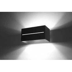 Kinkiety-do-salonu - czarny kinkiet 2xg9 lobo maxi sl.0530 sollux lighting 