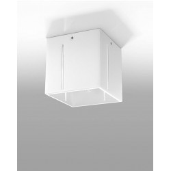 Oswietlenie-sufitowe - biały plafon pixar sl.0398 sollux lighting 