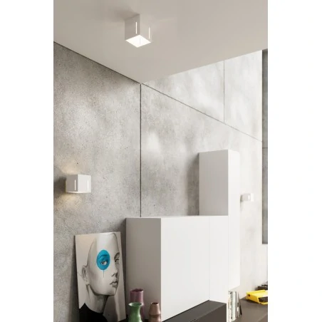 Oswietlenie-sufitowe - biały plafon pixar sl.0398 sollux lighting 