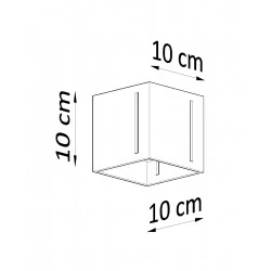 Oswietlenie-sufitowe - szary plafon pixar sl.0399 sollux lighting 