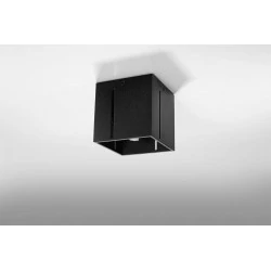 Oswietlenie-sufitowe - czarny plafon pixar sl.0400 sollux lighting 