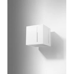 Kinkiety - biały kinkiet pixar sl.0395 sollux lighting 