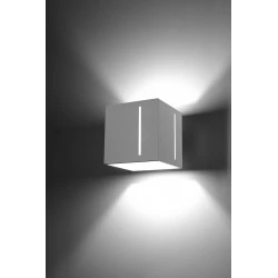 Kinkiety - biały kinkiet pixar sl.0395 sollux lighting 