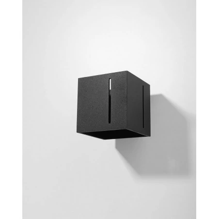 Kinkiety - czarny kinkiet pixar sl.0397 sollux lighting 