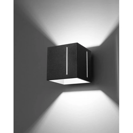 Kinkiety - czarny kinkiet pixar sl.0397 sollux lighting 