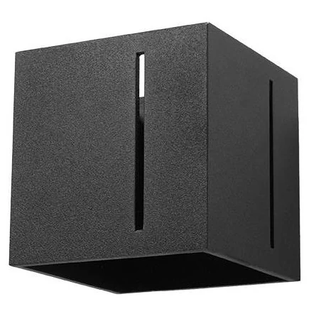 Kinkiety - czarny kinkiet pixar sl.0397 sollux lighting 