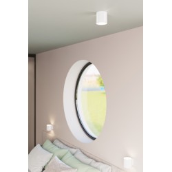 Lampy-sufitowe - biały plafon inez sl.0355 sollux lighting 