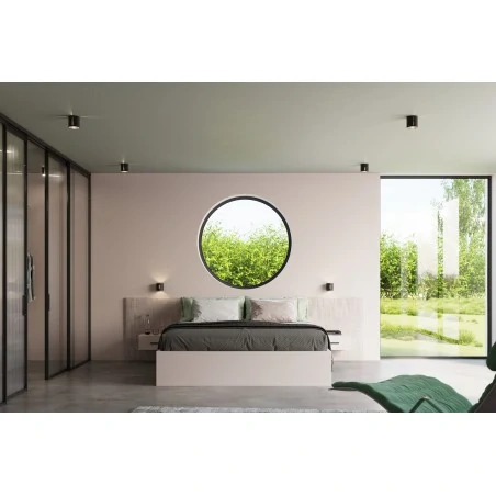 Lampy-sufitowe - czarny plafon inez sl.0356 sollux lighting 