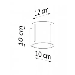 Kinkiety - biały kinkiet inez sl.0352 sollux lighting 