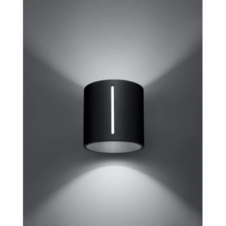 Kinkiety - czarny kinkiet inez sl.0353 sollux lighting 