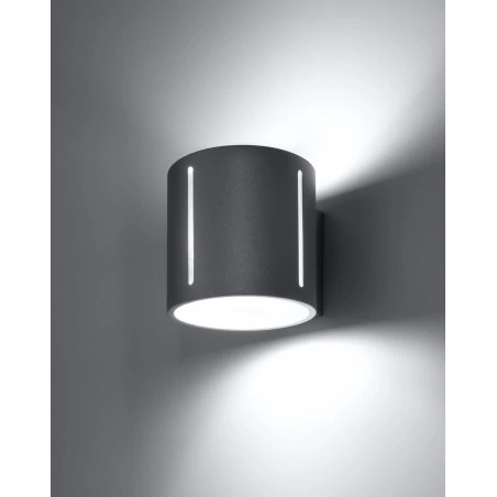Kinkiety - szary kinkiet inez sl.0354 sollux lighting 