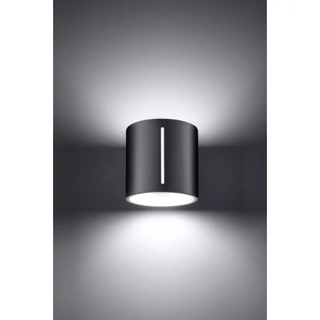 Kinkiety - szary kinkiet inez sl.0354 sollux lighting 