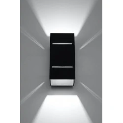 Kinkiety-do-salonu - czarny kinkiet blocco sl.0478 sollux lighting 