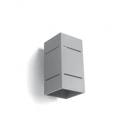Kinkiety - szary kinkiet blocco sl.0479 sollux lighting 