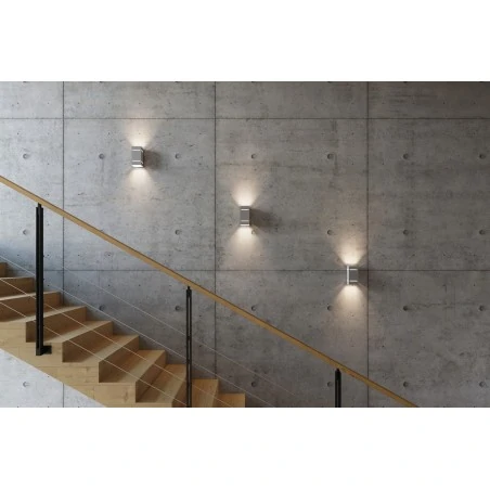 Kinkiety - szary kinkiet blocco sl.0479 sollux lighting 