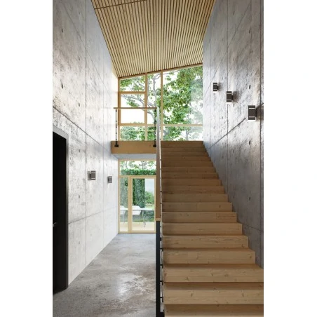 Kinkiety - szary kinkiet blocco sl.0479 sollux lighting 