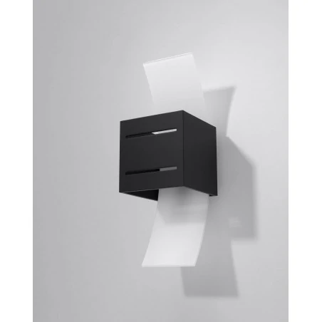 Kinkiety-do-salonu - czarny kinkiet loreto sl.0201 sollux lighting 