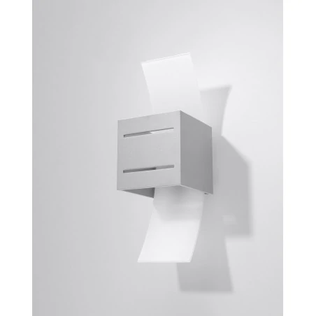 Kinkiety-do-salonu - szary kinkiet loreto sl.0202 sollux lighting 