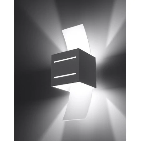 Kinkiety-do-salonu - szary kinkiet loreto sl.0202 sollux lighting 