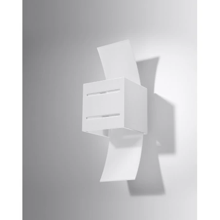 Kinkiety-do-salonu - biały kinkiet loreto sl.0203 sollux lighting 