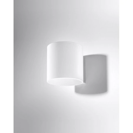 Kinkiety - biały kinkiet vici sl.0211 sollux lighting 