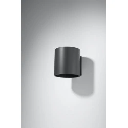 Kinkiety-do-salonu - kinkiet tuba antracyt g9 orbis sl.0566 sollux lighting 