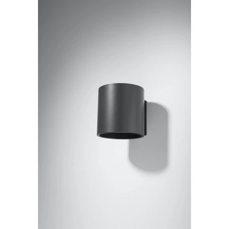 Kinkiety-do-salonu - kinkiet tuba antracyt g9 orbis sl.0566 sollux lighting 