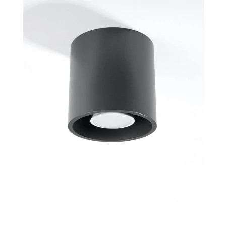 Lampy-sufitowe - plafon antracyt gu10 orbis sl.0568 sollux lighting 