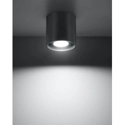 Lampy-sufitowe - plafon antracyt gu10 orbis sl.0568 sollux lighting 