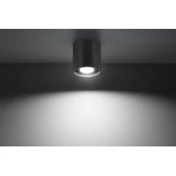 Lampy-sufitowe - plafon antracyt gu10 orbis sl.0568 sollux lighting 