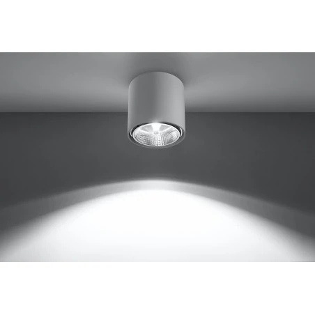 Oswietlenie-sufitowe - biały plafon tiube sl.0695 sollux lighting 