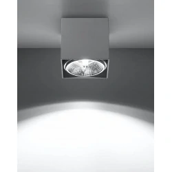 Oswietlenie-sufitowe - biały plafon blake sl.0698 sollux lighting 