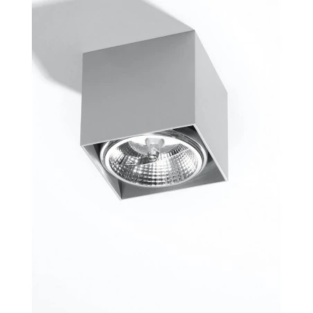Oswietlenie-sufitowe - szary plafon blake sl.0699 sollux lighting 