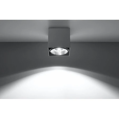 Oswietlenie-sufitowe - szary plafon blake sl.0699 sollux lighting 