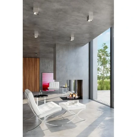 Oswietlenie-sufitowe - szary plafon blake sl.0699 sollux lighting 