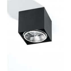 Oswietlenie-sufitowe - czarny plafon blake sl.0700 sollux lighting 