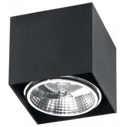 Oswietlenie-sufitowe - czarny plafon blake sl.0700 sollux lighting