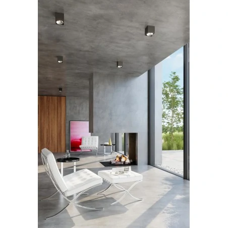 Oswietlenie-sufitowe - czarny plafon blake sl.0700 sollux lighting 