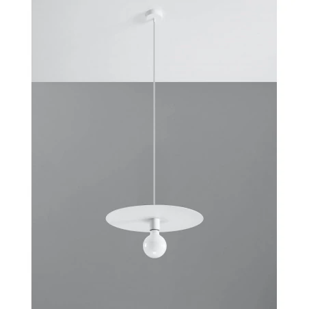 Oswietlenie-sufitowe - biała lampa wisząca flavio sl.0852 sollux lighting 