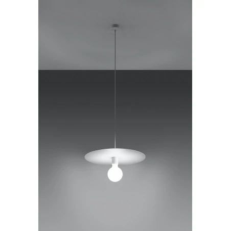 Oswietlenie-sufitowe - biała lampa wisząca flavio sl.0852 sollux lighting 