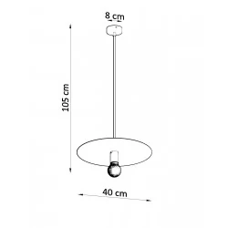 Oswietlenie-sufitowe - czarna lampa wisząca flavio sl.0853 sollux lighting 