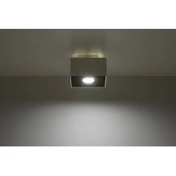 Oswietlenie-sufitowe - biały plafon mono sl.0066 sollux lighting 