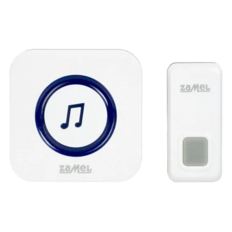 Dzwonki-do-drzwi-bezprzewodowe - biały bezprzewodowy dzwonek sieciowy st-970 rock zamel 