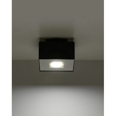 Oswietlenie-sufitowe - czarny plafon mono sl.0070 sollux lighting 